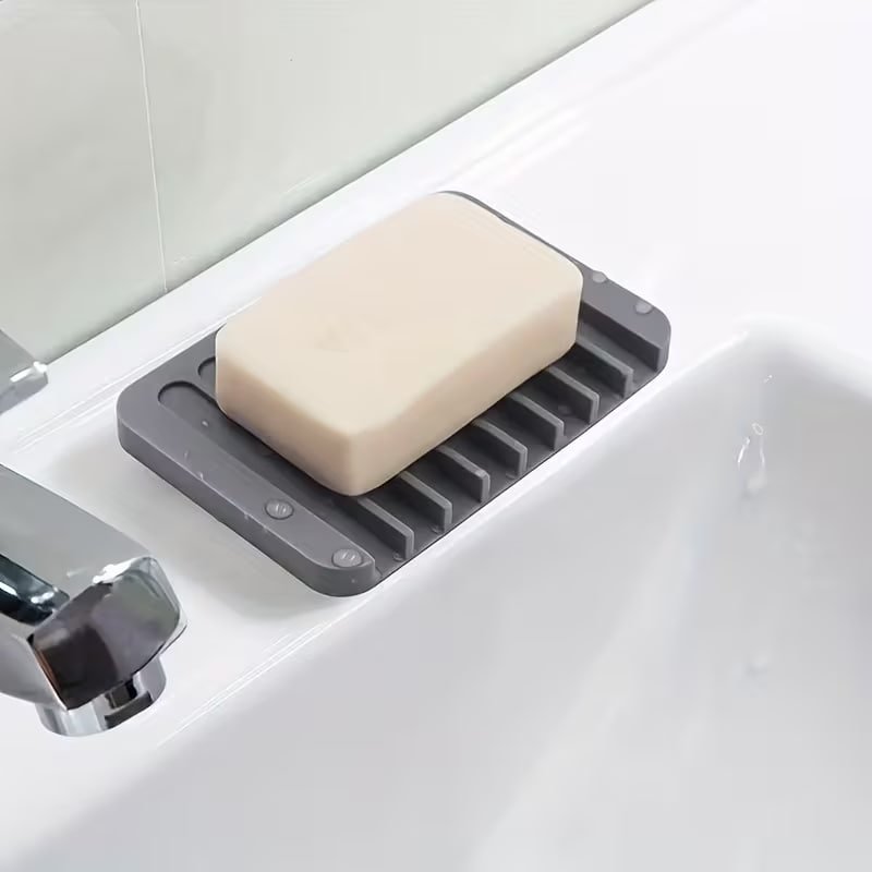 silicone Soap Tray Anti-Slip Drain