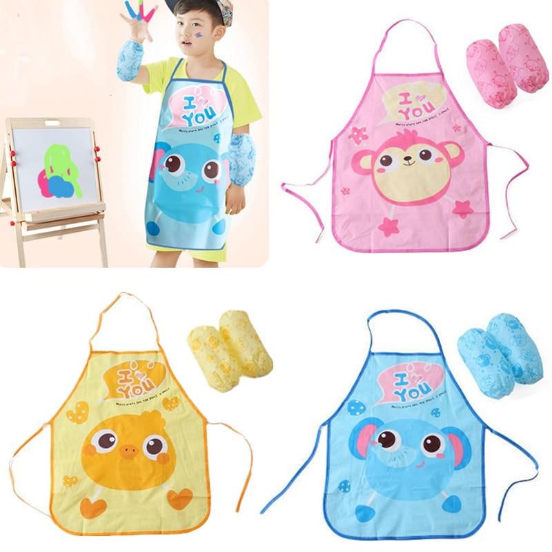 Cartoon Pattern Printed Kids Apron