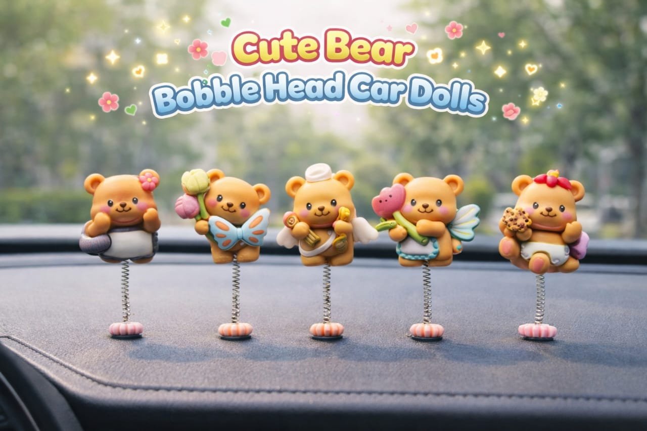 5 pcs teddy bear dashboard car decoration