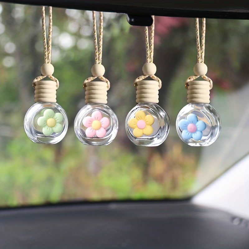 Car hanging flower  Perfume bottle decoration