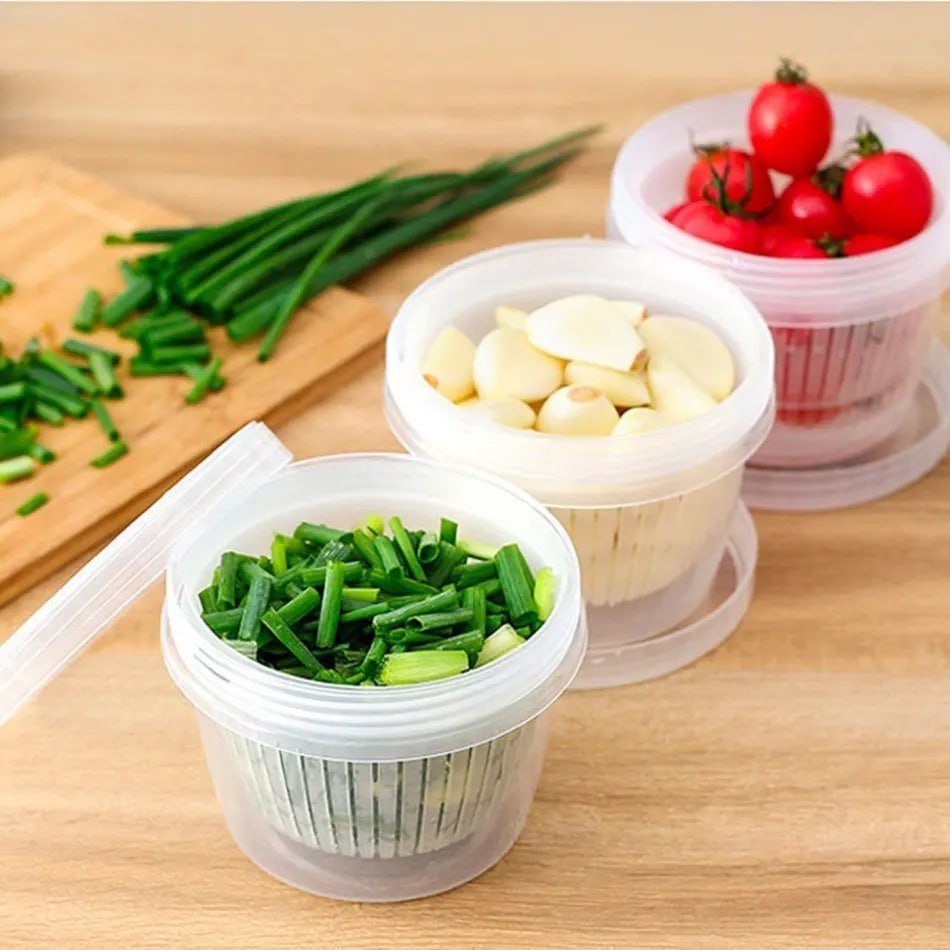 VEGETABLE FOOD CLEAR CONTAINER