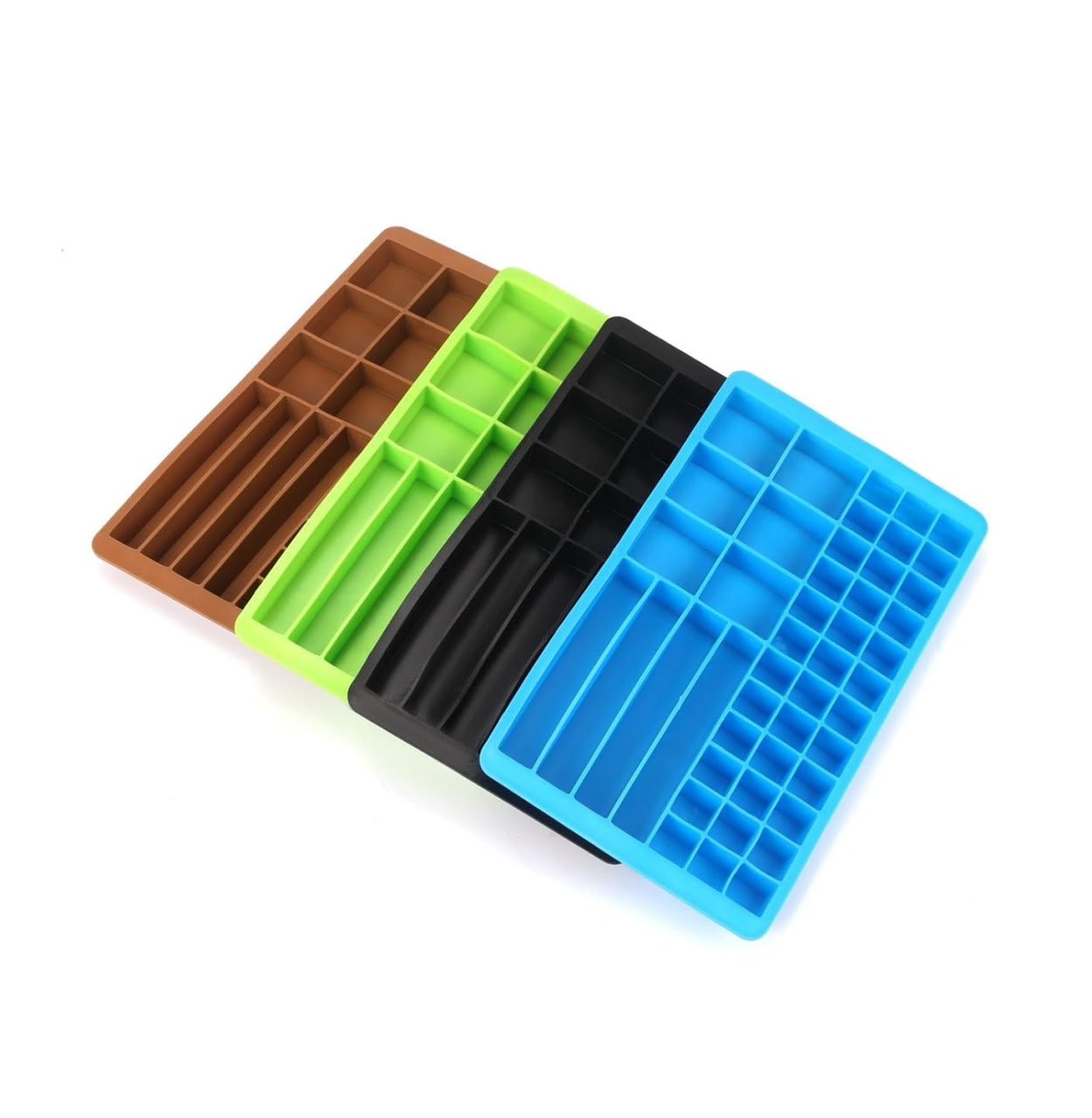 Silicone ice cube tray