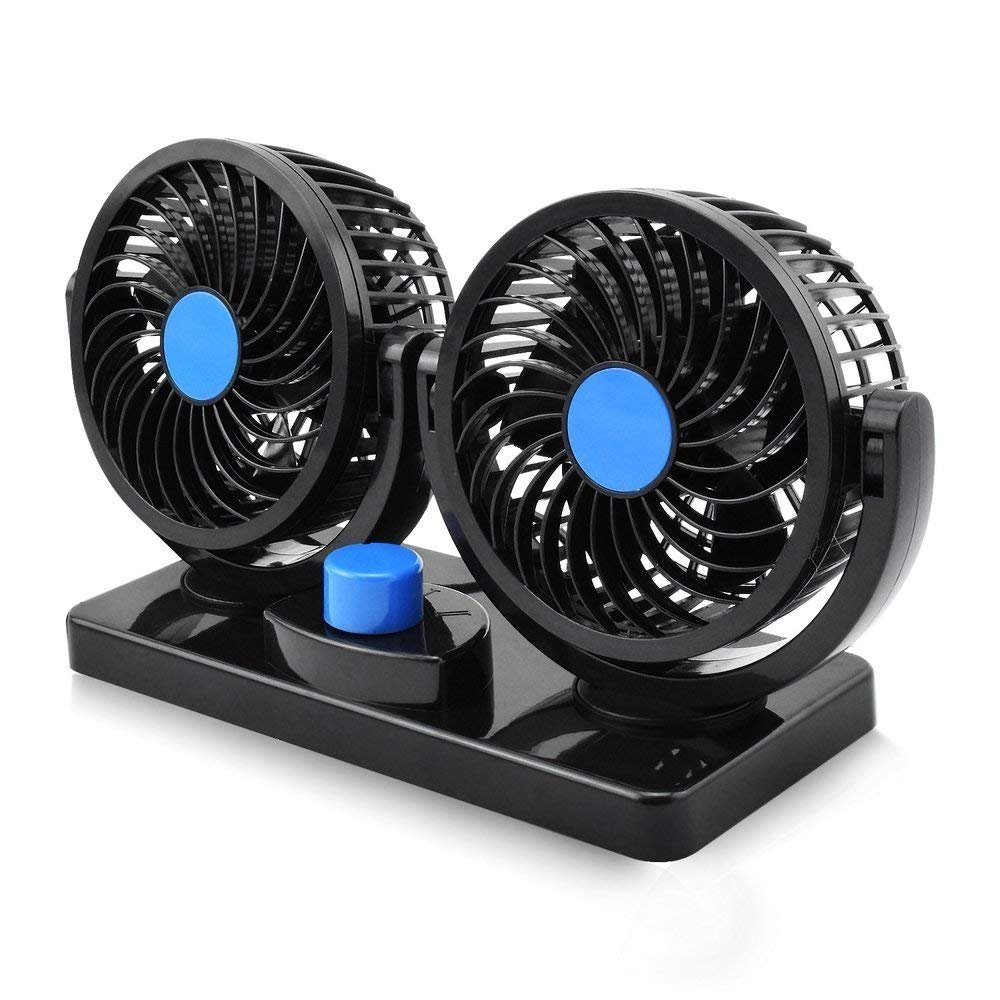 CAR DASHBOARD double headed vehicle fan