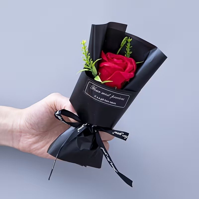 Romantic Mini Rose Soap Flower Bouquet