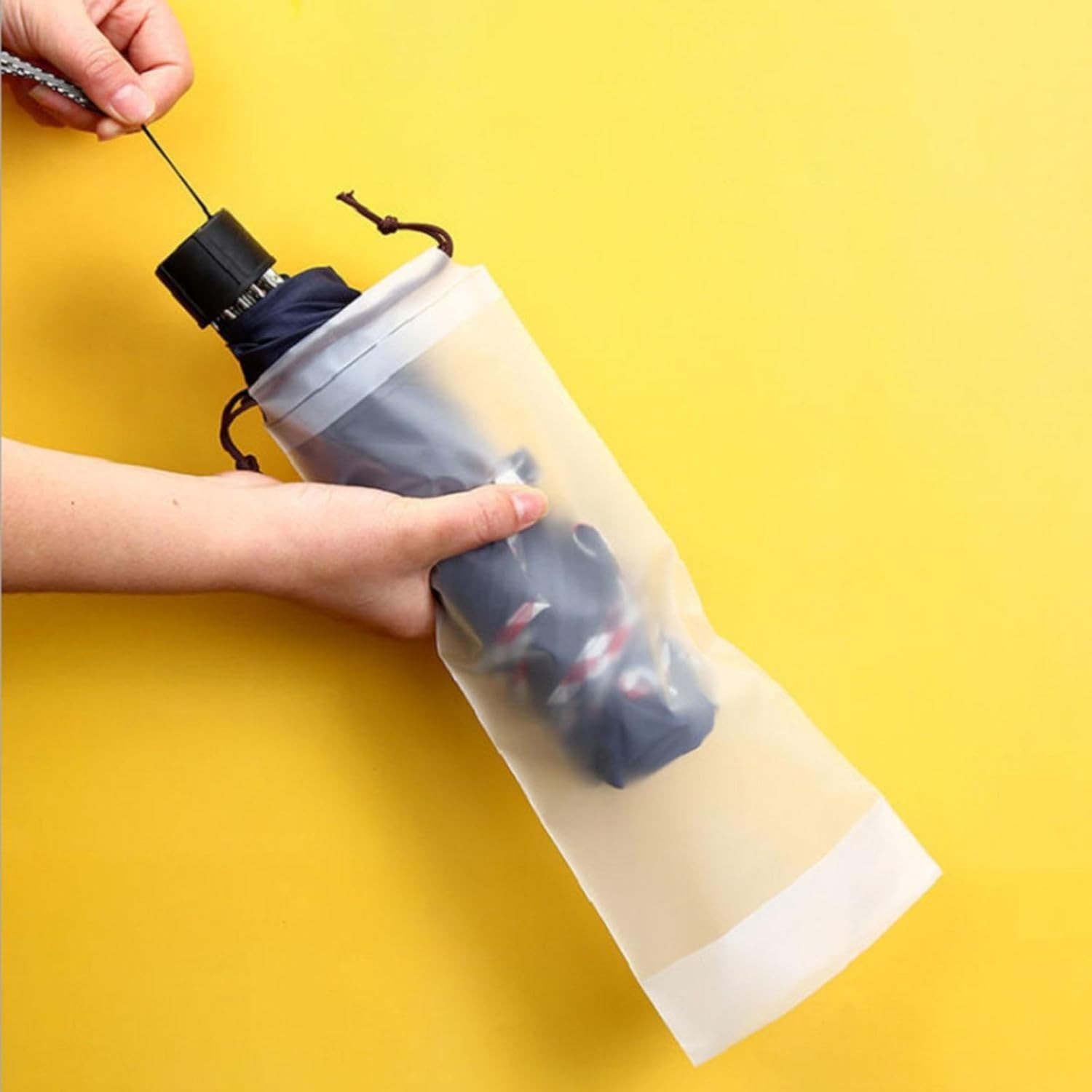 Waterproof White Plastic Umbrella Cover