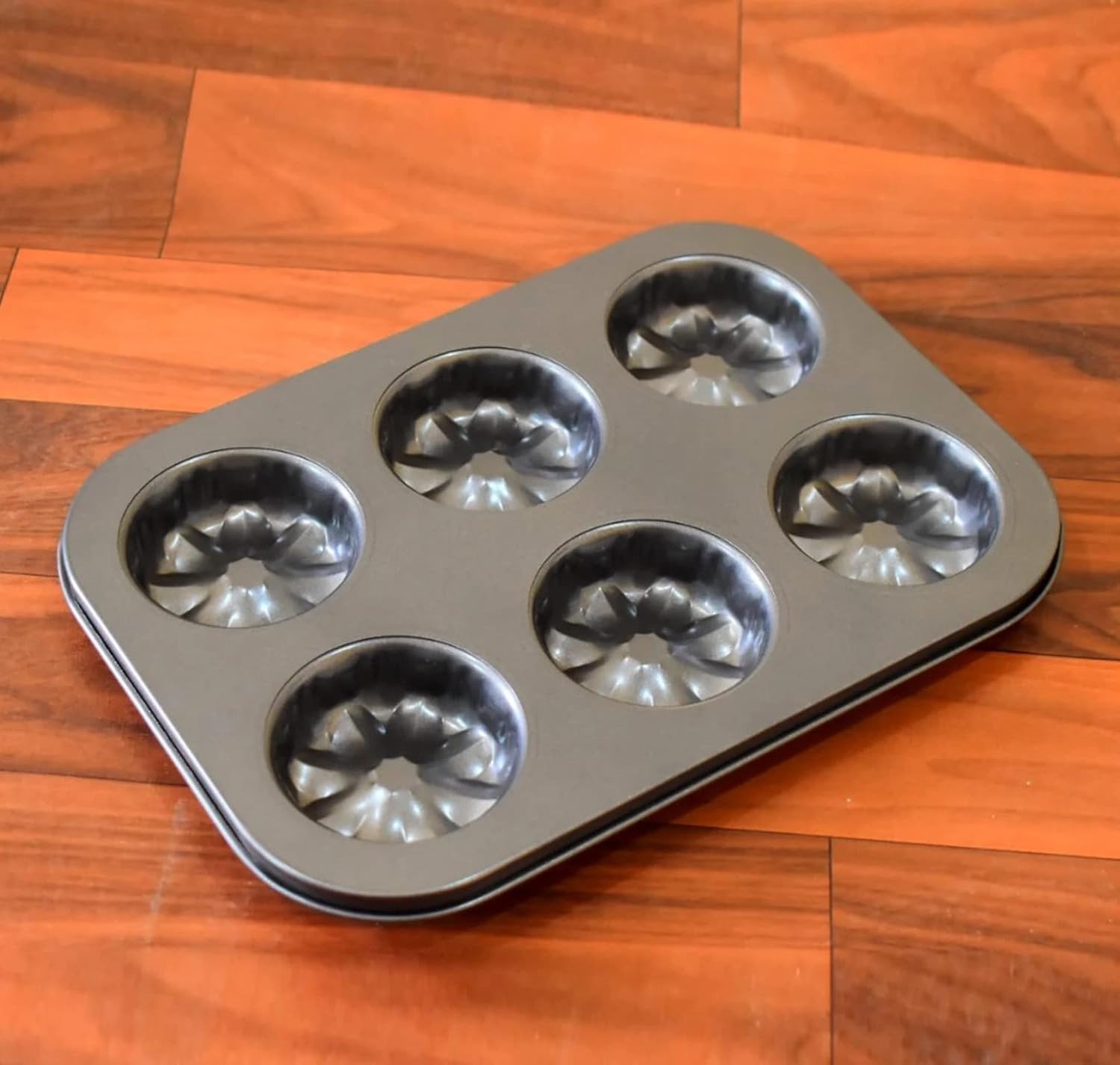 6 Cavity Carbon Steel Baking Pan