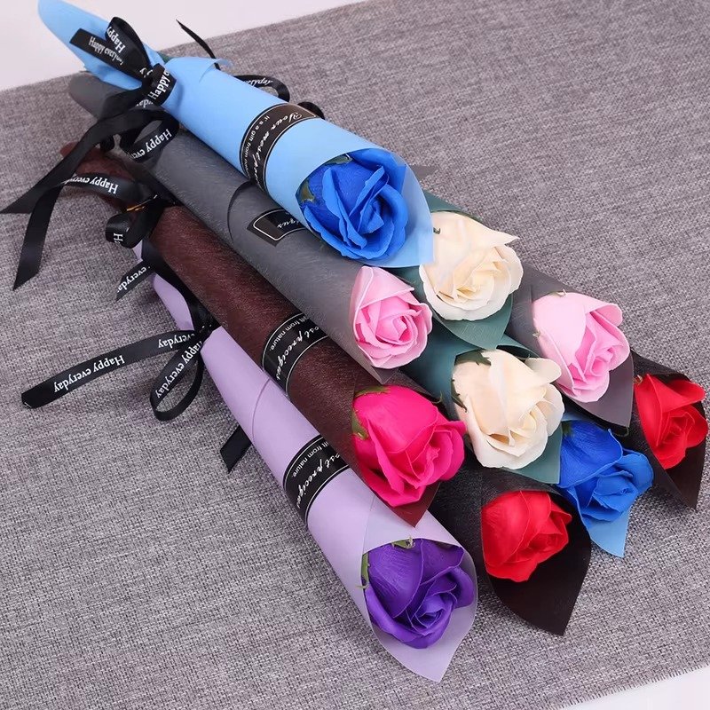Soap Rose Flower Bouquet 1 PCS