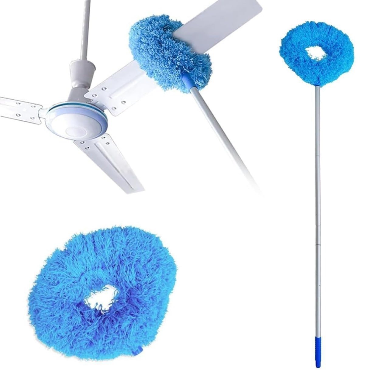 round duster celling fan mop