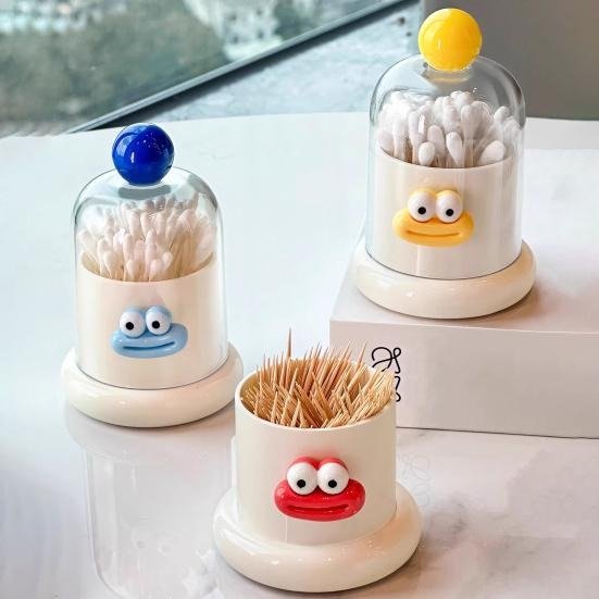 Smiley Cartoon Toothpick Holder