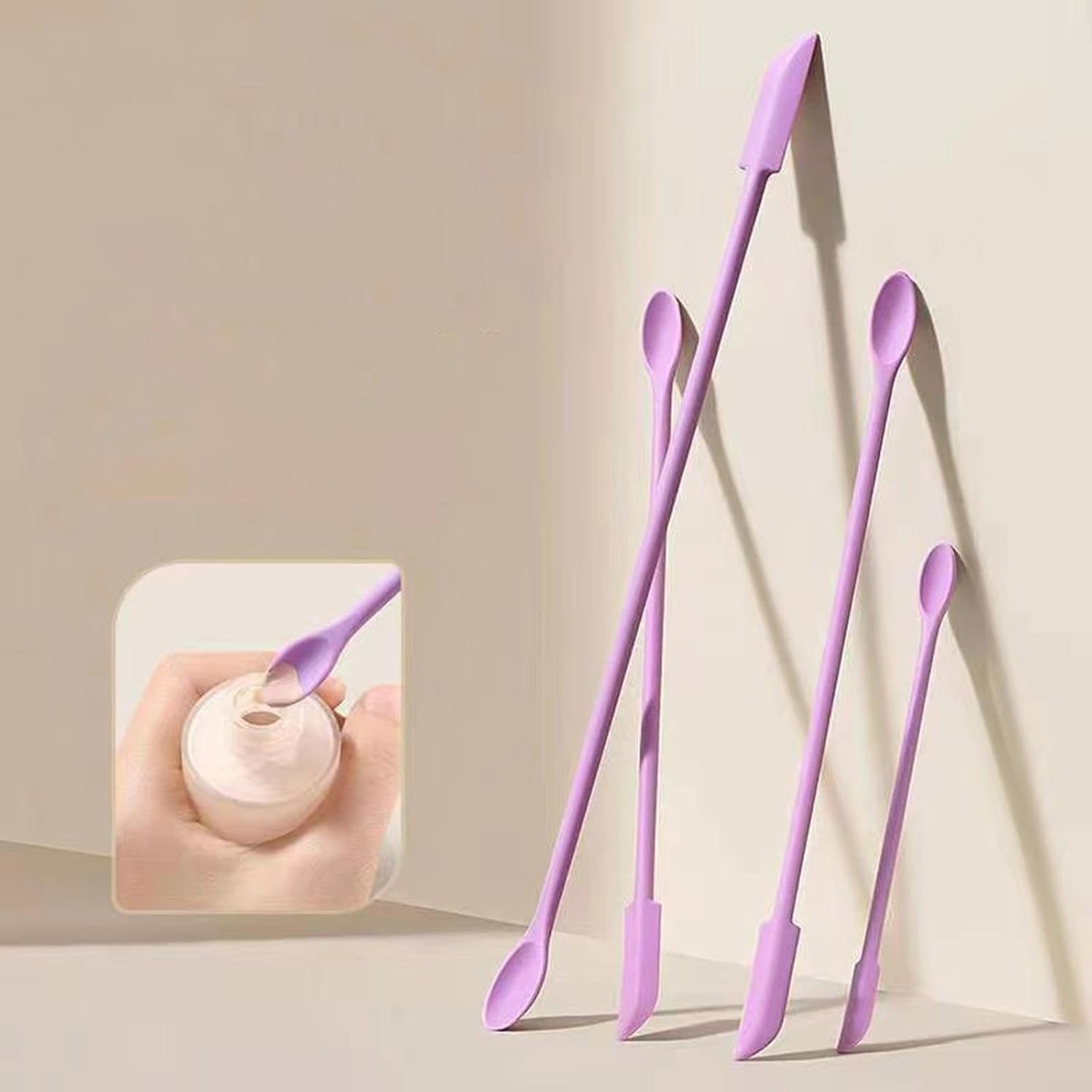 silicone Cosmetic Spatula set