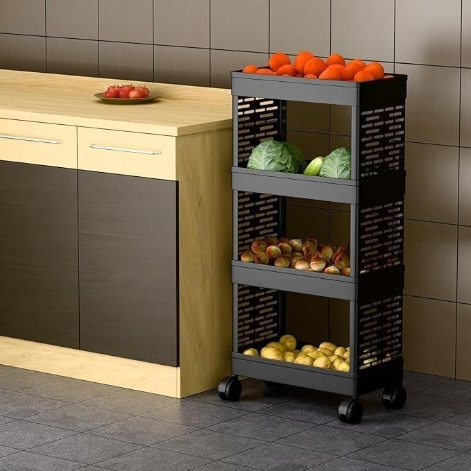 4-TIER VEGETABLE&FRUIT STORAGE RACK