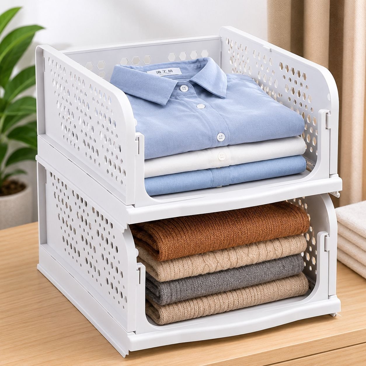 Foldable Closet Drawer Basket
