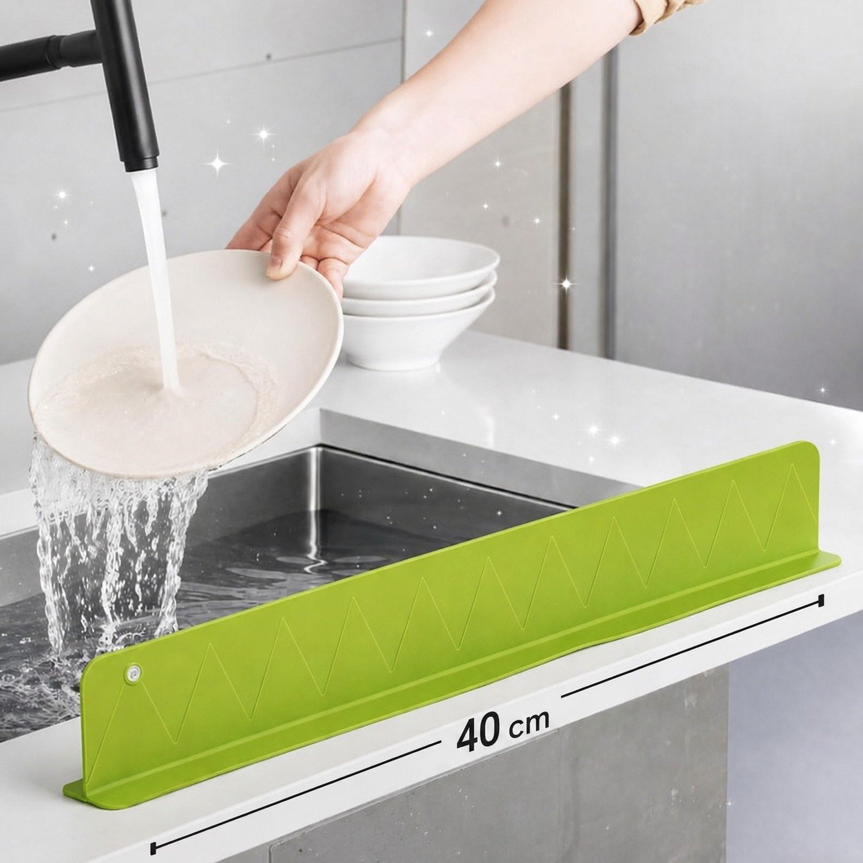 Silicone kitchen water suction cup 40 cm