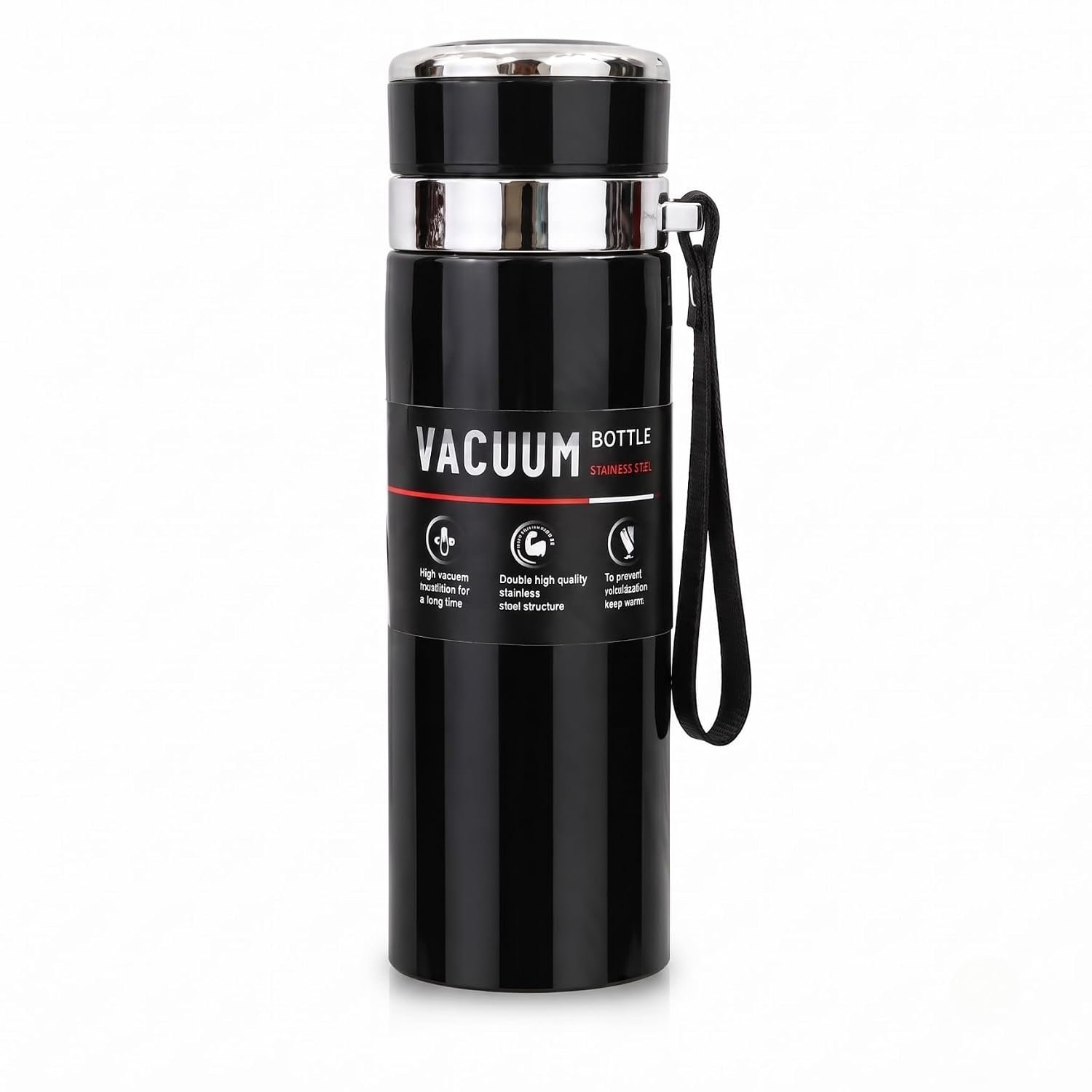 Midas Alkaline Antioxidant Water Bottle Black Colour