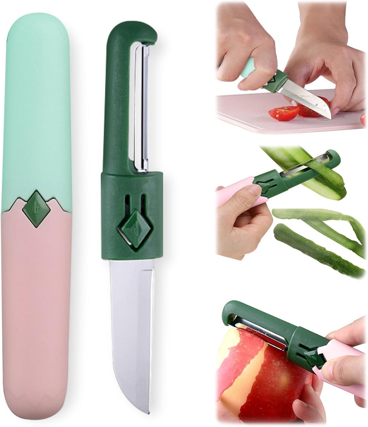 2 in 1 knife with peeler