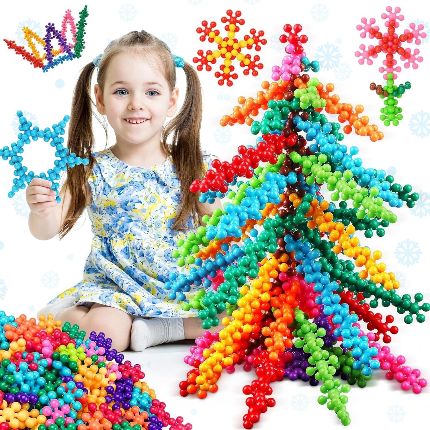 colorful interlocking stars